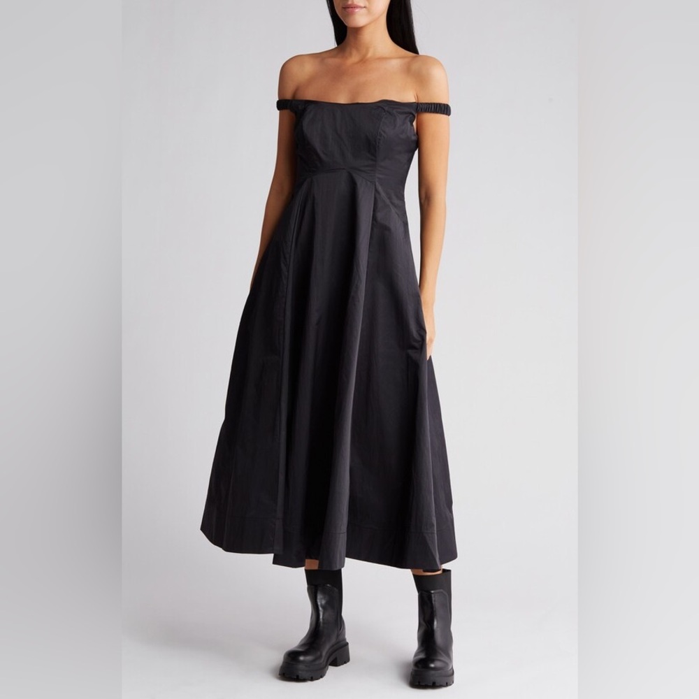 Free People Alinda Midi Dress - Black - Picture 5 of 8
